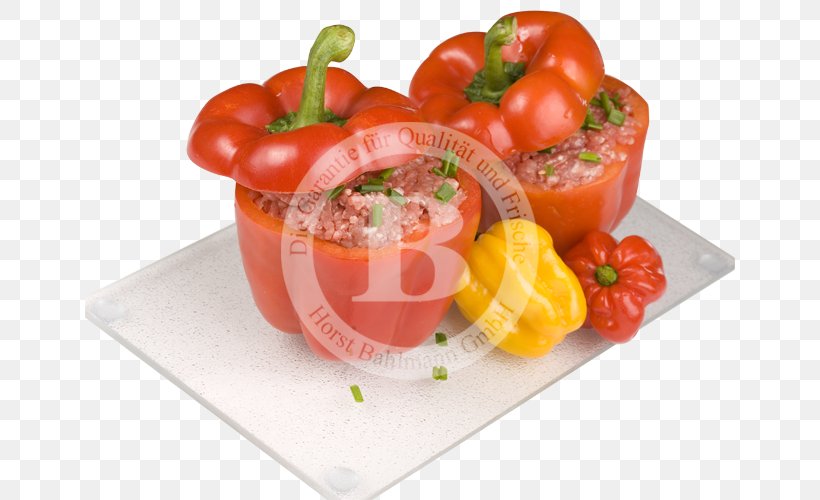 Bell Pepper Vegetarian Cuisine Food Paprika Garnish, PNG, 650x500px, Bell Pepper, Bell Peppers And Chili Peppers, Diet, Diet Food, Dish Download Free
