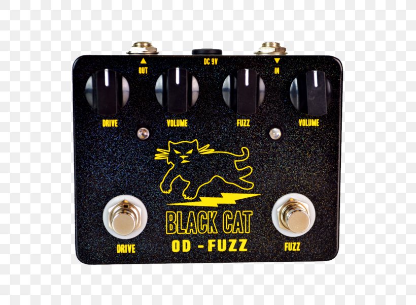 Cat Effects Processors & Pedals Distortion Fuzzbox Univox Super-Fuzz, PNG, 600x600px, Cat, Autowah, Black Cat, Distortion, Effects Processors Pedals Download Free