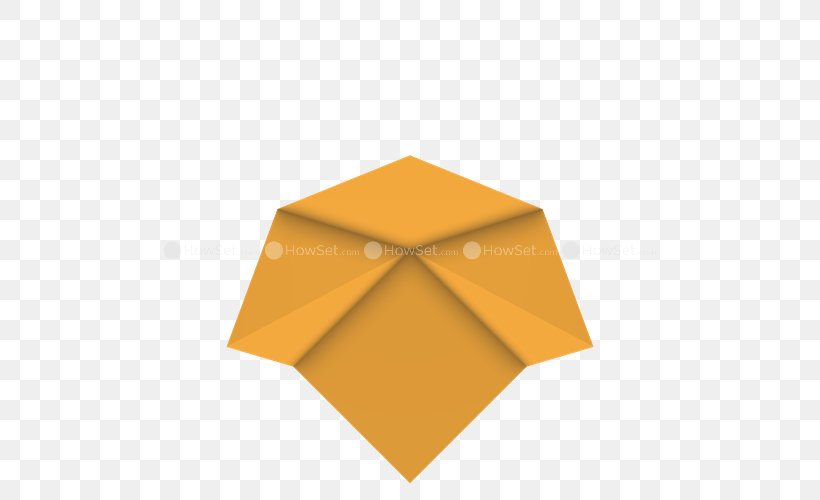 Paper Origami Triangle Product Design, PNG, 500x500px, Paper, Animal, Dinosaur, Howto, Orange Download Free