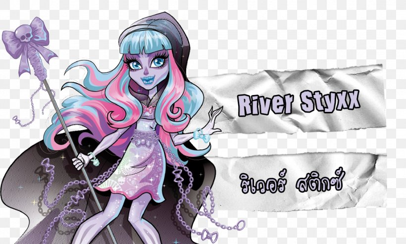 River Styxx Monster High Draculaura Vandala Doubloons Barbie, PNG, 1127x678px, Watercolor, Cartoon, Flower, Frame, Heart Download Free