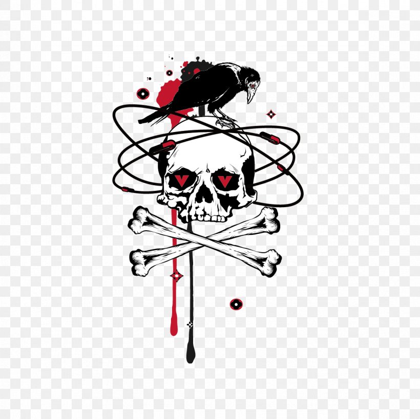 Skull Euclidean Vector Bone, PNG, 1181x1181px, Skull, Art, Bone, Death, Fictional Character Download Free