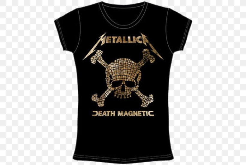 World Magnetic Tour Metallica Death Magnetic T-shirt Master Of Puppets, PNG, 550x550px, Watercolor, Cartoon, Flower, Frame, Heart Download Free