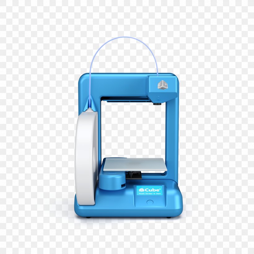 3D Printing Cubify Printer Cube, PNG, 2500x2500px, 3d Printing, 3d Printing Filament, 3d Systems, Acrylonitrile Butadiene Styrene, Blue Download Free