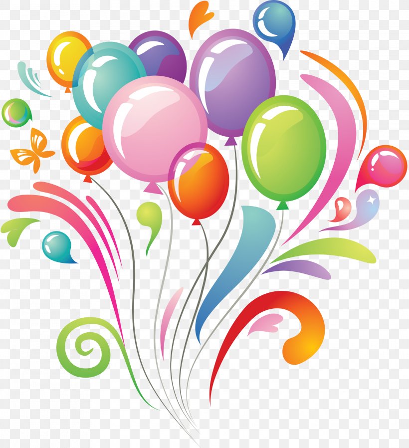Birthday Cake Balloon Clip Art, PNG, 2281x2500px, Birthday Cake, Artwork, Balloon, Birthday, Flower Download Free