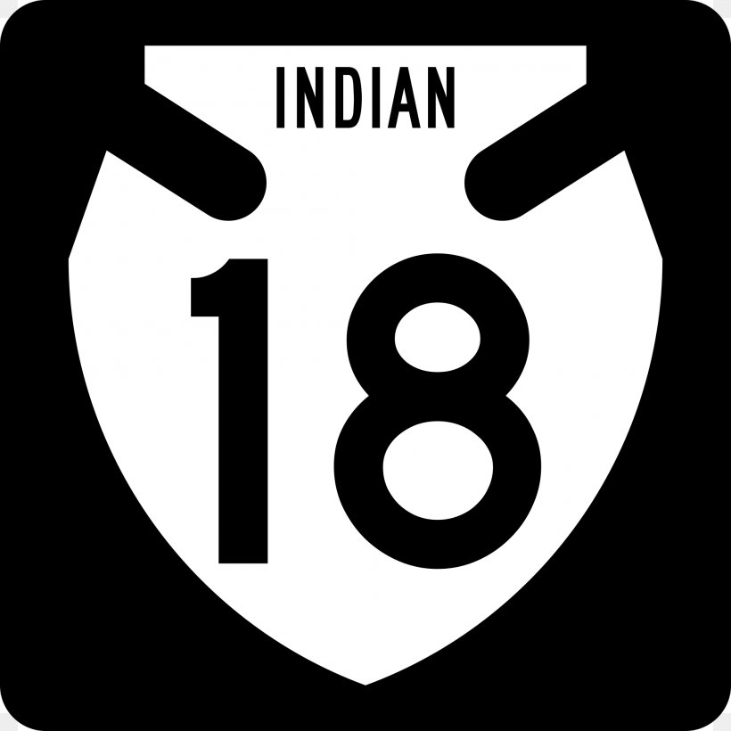 Indian Route Road Numbered Highways In The United States New York City Clip Art, PNG, 2000x2000px, Road, Area, Black, Black And White, Brand Download Free