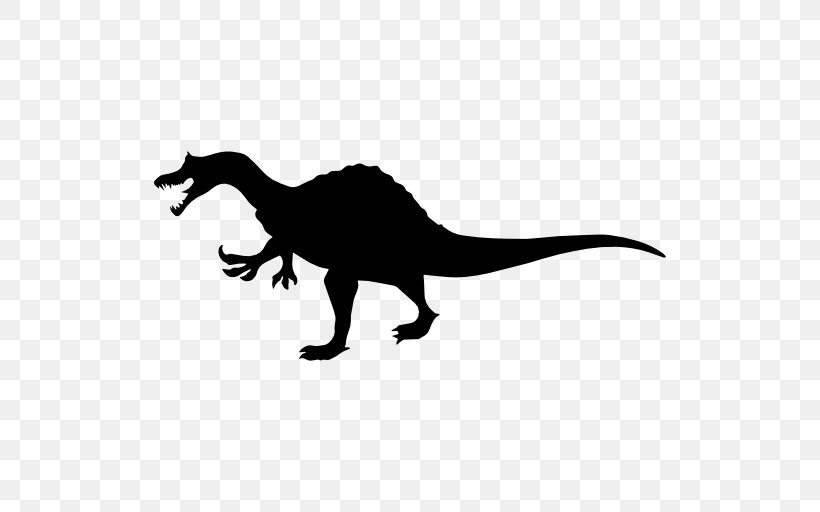 Tyrannosaurus Dinosaur Velociraptor Irritator Gorgosaurus, PNG, 512x512px, Tyrannosaurus, Animal, Black And White, Centrosaurus, Dinosaur Download Free