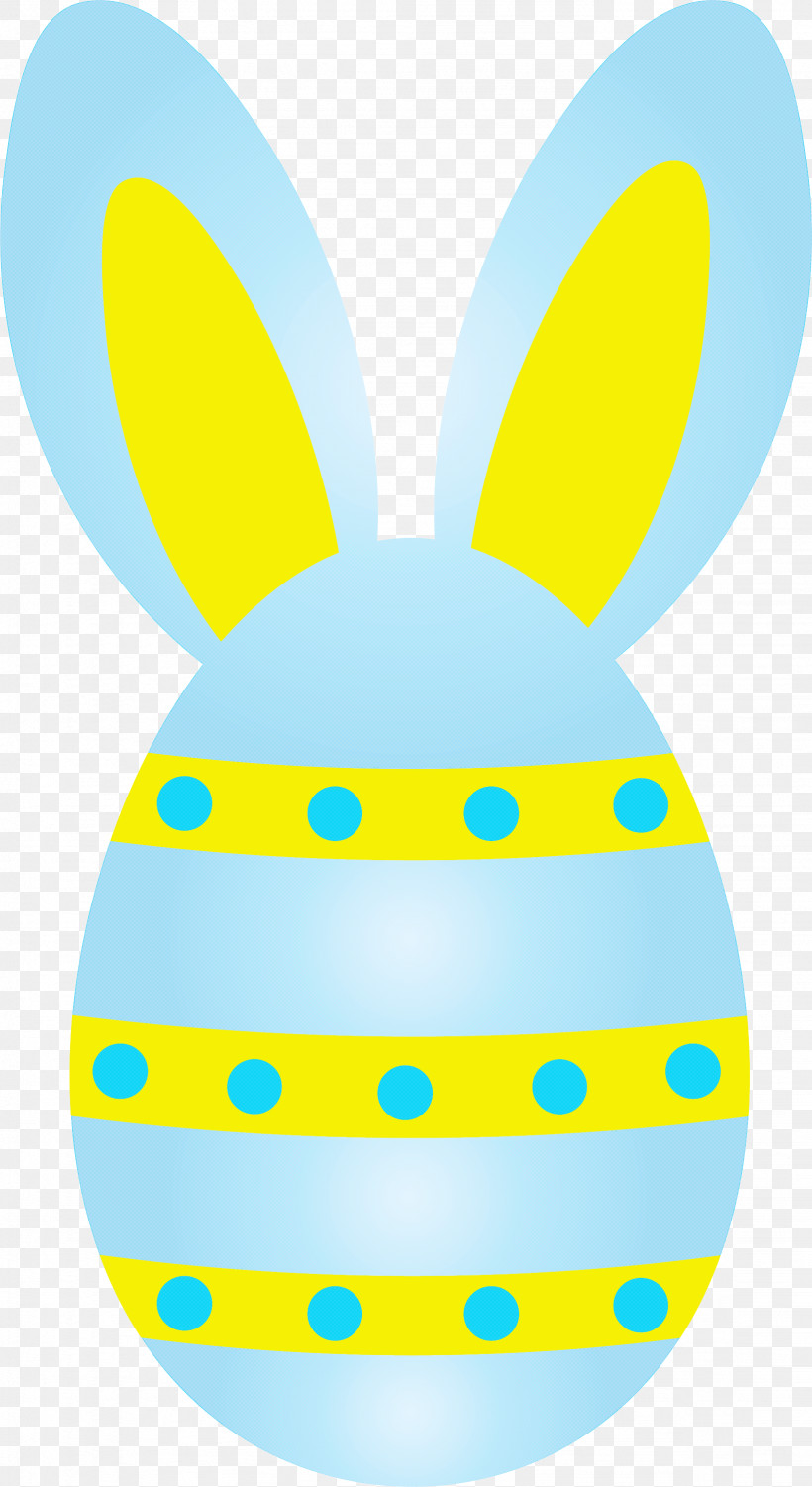 Easter Egg With Bunny Ears, PNG, 1638x3000px, Easter Egg With Bunny Ears, Easter Bunny, Easter Egg, Rabbit, Turquoise Download Free