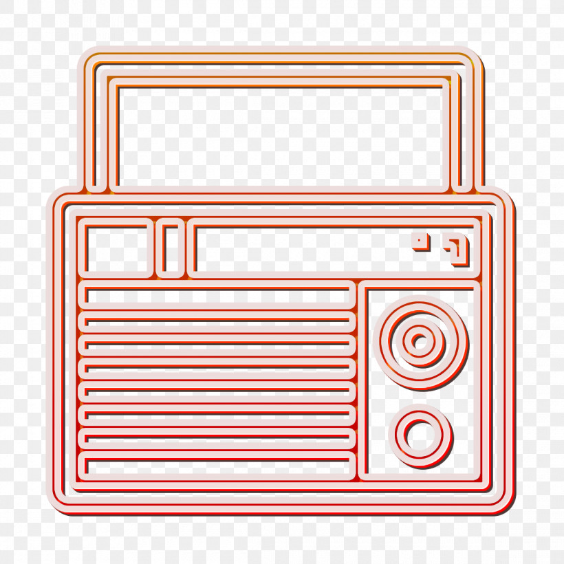 Radio Icon Electronic Device Icon, PNG, 1160x1160px, Radio Icon, Electronic Device Icon, Line, Rectangle, Technology Download Free