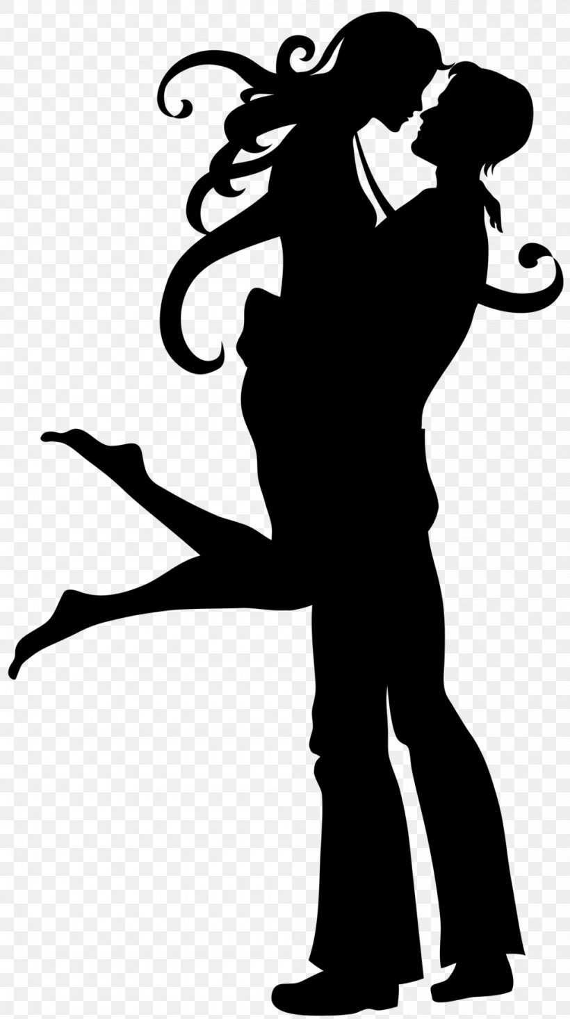 Silhouette Drawing Clip Art, PNG, 1000x1789px, Silhouette, Art, Artwork,  Black And White, Couple Download Free