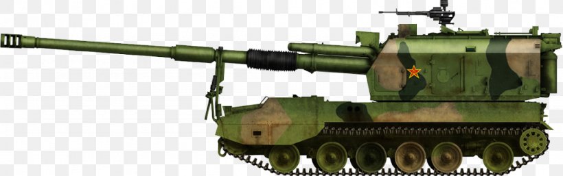 Tank Self-propelled Artillery Self-propelled Gun PLZ-05 Military, PNG, 1024x322px, Tank, Armoured Fighting Vehicle, Artillery, Combat Vehicle, Gun Accessory Download Free