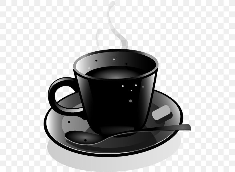 White Coffee Tea Cafe Coffee Cup, PNG, 600x600px, Coffee, Black And White, Cafe, Coffee Bean, Coffee Cup Download Free