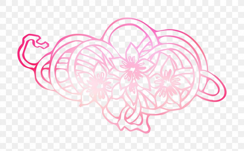 Clip Art Illustration Pink M Pattern Line, PNG, 2100x1300px, Watercolor, Cartoon, Flower, Frame, Heart Download Free