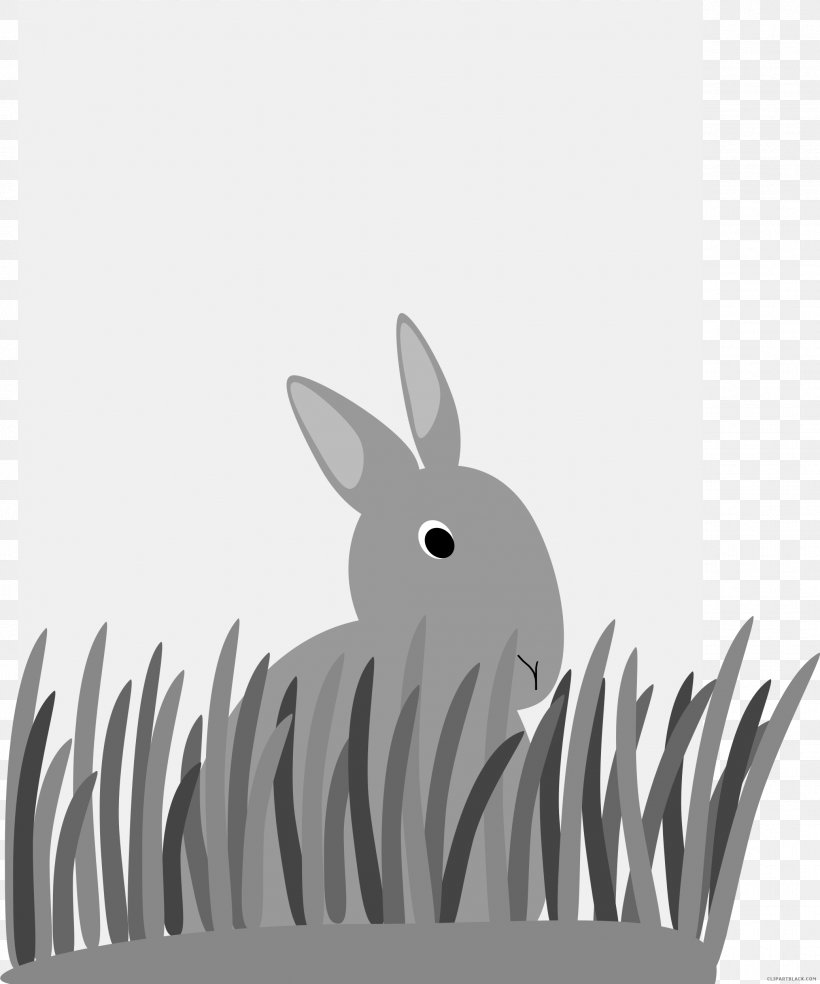Domestic Rabbit Clip Art Free Content Hare, PNG, 2074x2490px, Domestic Rabbit, Beak, Black And White, Cartoon, Document Download Free