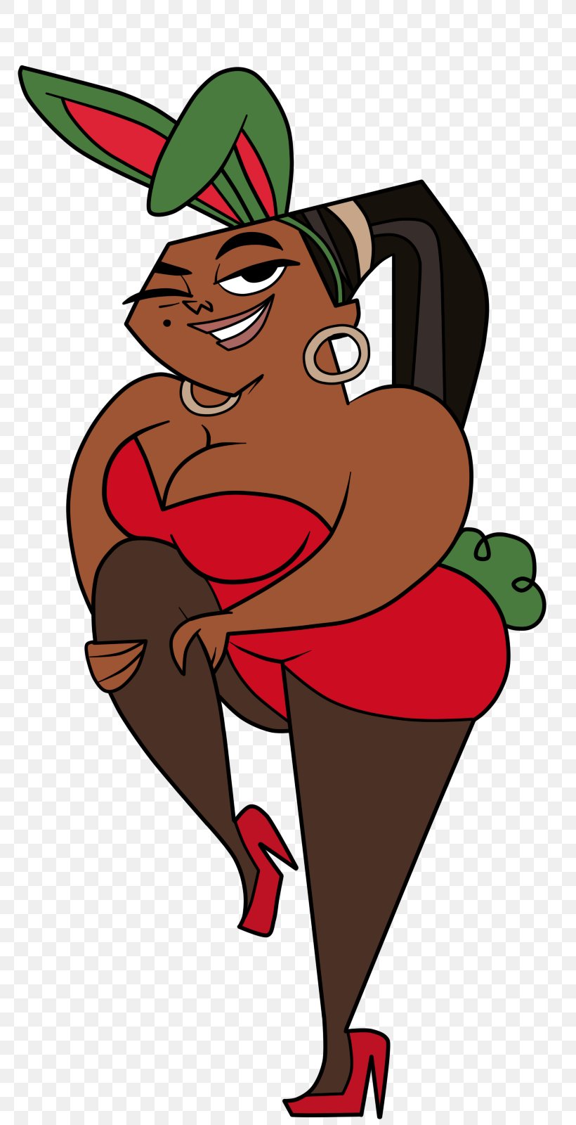 Leshawna Total Drama Island Character DeviantArt, PNG, 800x1600px, Watercolor, Cartoon, Flower, Frame, Heart Download Free