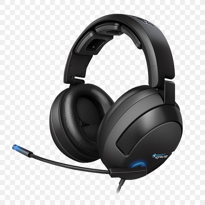 Microphone Headphones ROCCAT Kave, PNG, 1000x1000px, 51 Surround Sound, Microphone, Active Noise Control, Audio, Audio Equipment Download Free