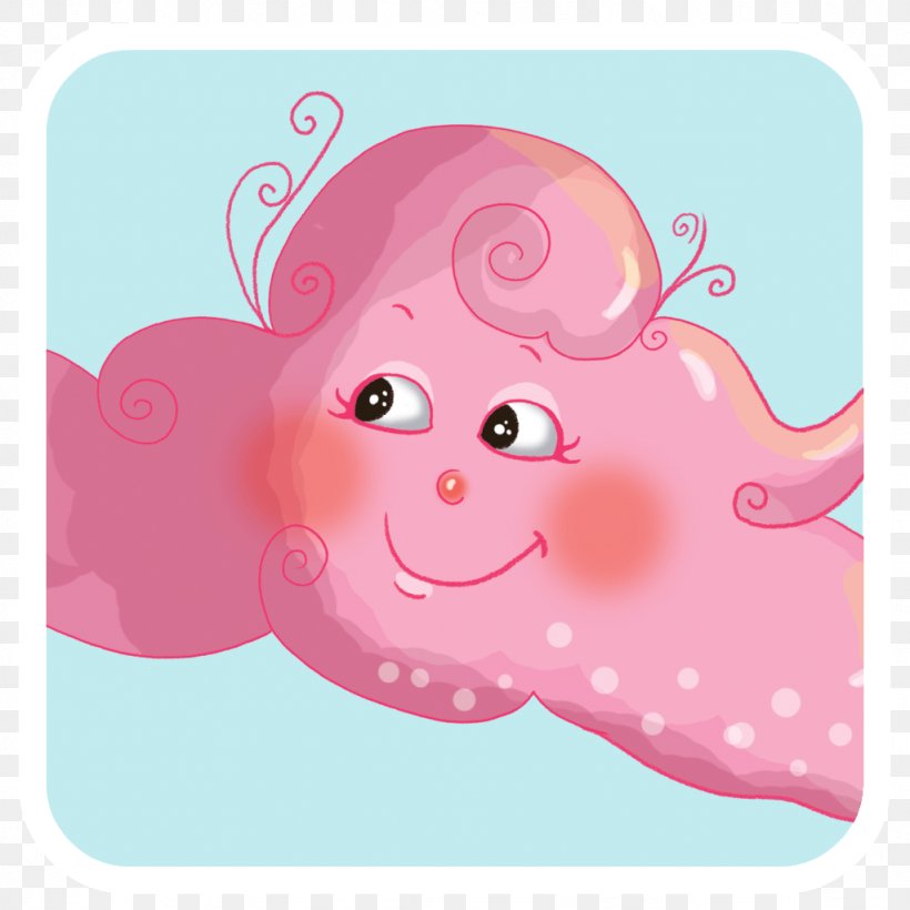 Nose Pink M Clip Art, PNG, 1024x1024px, Nose, Cartoon, Fictional Character, Legendary Creature, Magenta Download Free