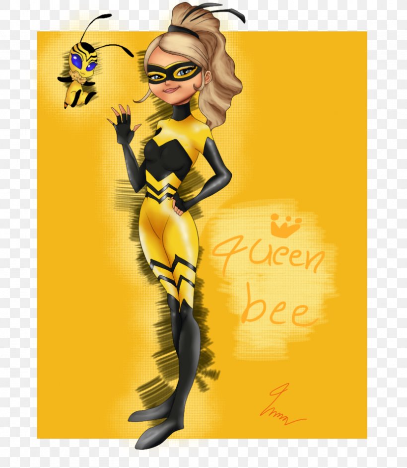 Queen Bee Marinette Dupain-Cheng Episodi Di Miraculous, PNG, 834x959px, Bee, Art, Costume, Costume Design, Deviantart Download Free