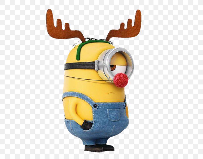 Reindeer Stuart The Minion Christmas Card Minions, PNG, 640x640px, Reindeer, Christmas, Christmas Card, Christmas Lights, Christmas Music Download Free