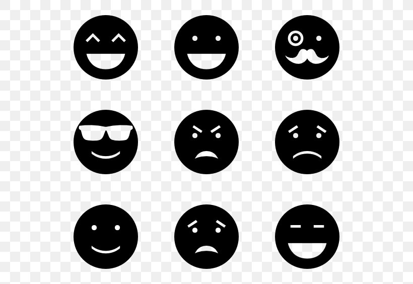 Emoticon Smiley Emoji Clip Art, PNG, 600x564px, Emoticon, Black, Black And White, Emoji, Facial Expression Download Free