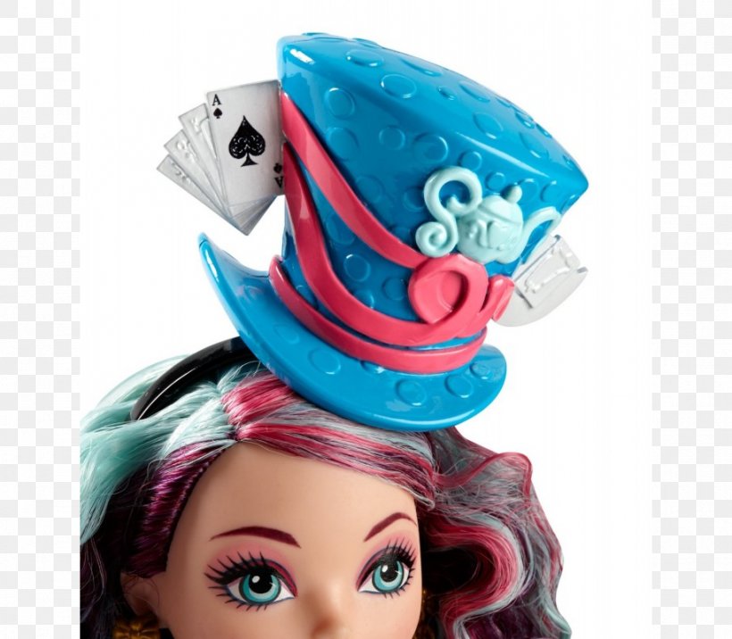 Ever After High Way Too Wonderland Madeline Hatter Doll Ever After High Legacy Day Apple White Doll Ever After High Way Too Wonderland Kitty Cheshire Doll, PNG, 915x800px, Doll, Cap, Ever After High, Fashion Accessory, Hair Accessory Download Free