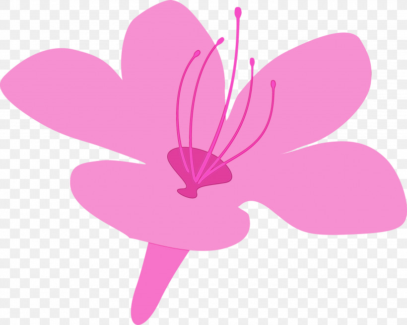 Pink Petal Flower Violet Plant, PNG, 3000x2396px, Azalea, Azalea Flower, Flower, Herbaceous Plant, Magenta Download Free