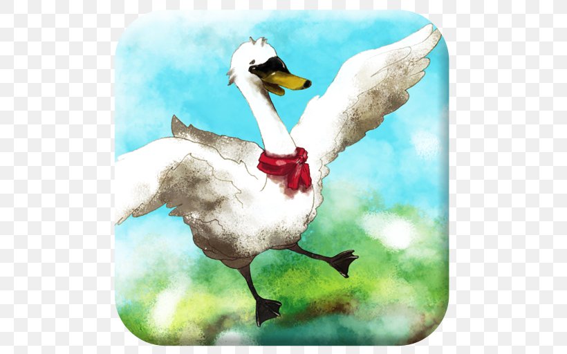 The Ugly Duckling Fairy Tale App Store, PNG, 512x512px, Duck, Android, App Store, Beak, Bird Download Free