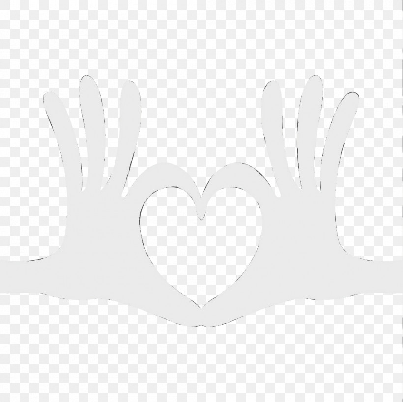 White Hand Finger Gesture Heart, PNG, 1000x998px, Watercolor, Finger, Gesture, Hand, Heart Download Free