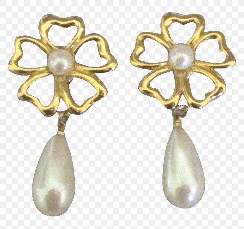 Imitation Pearl Earring Body Jewellery 1960s, PNG, 770x770px, Pearl, Body Jewellery, Body Jewelry, Earring, Earrings Download Free