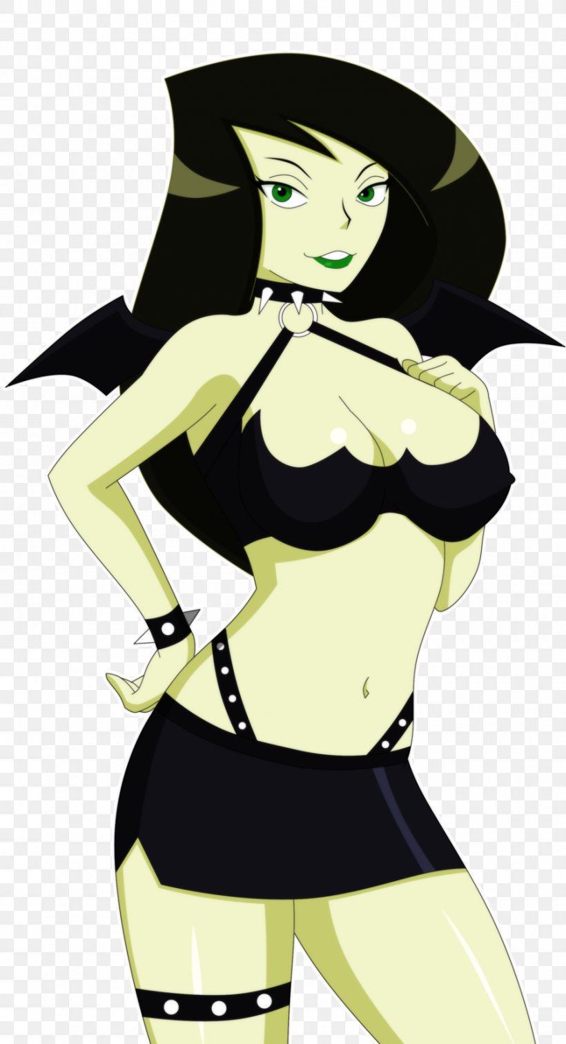 Shego Homo Sapiens Black Hair Dr. Ann Possible, PNG, 900x1661px, Watercolor, Cartoon, Flower, Frame, Heart Download Free