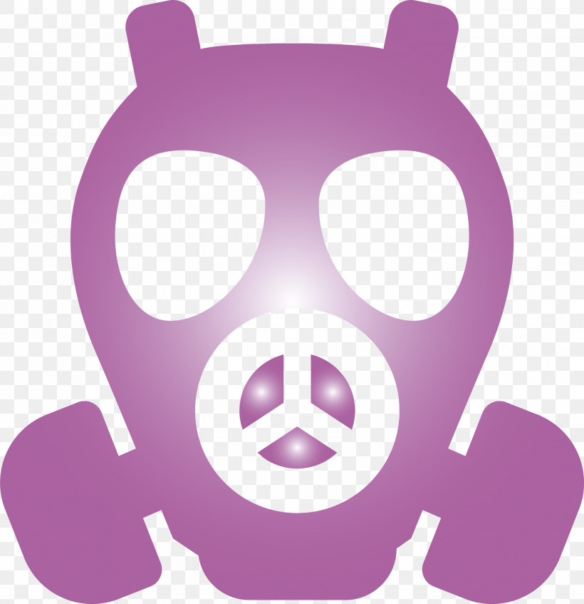 Gas Mask, PNG, 2904x3000px, Gas Mask, Costume, Headgear, Magenta, Mask Download Free