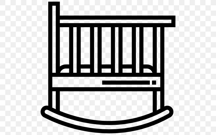 Furniture Cots Clip Art, PNG, 512x512px, Furniture, Area, Bed, Bedroom, Black And White Download Free