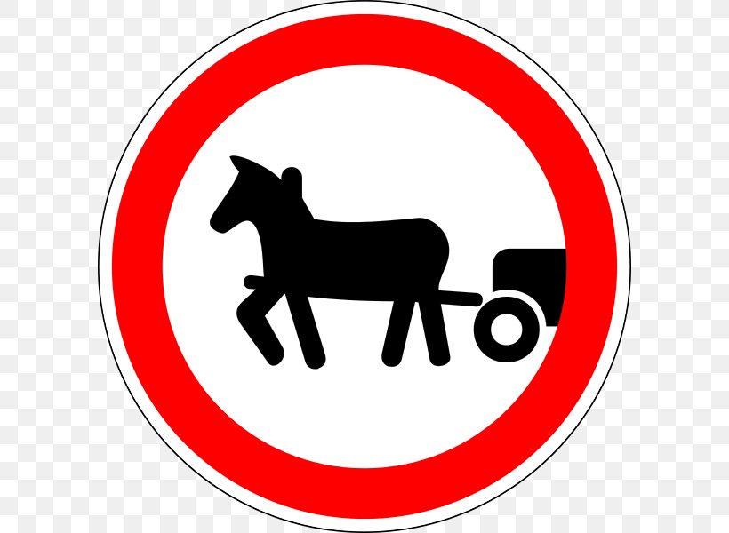 Horse Cart Traffic Sign Outline Of Animal-powered Transport Illustration, PNG, 600x600px, Horse, Area, Black And White, Cart, Logo Download Free