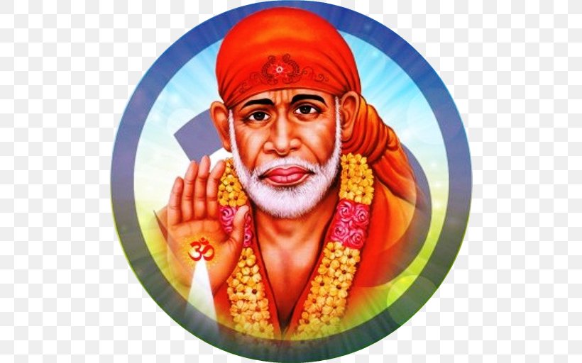 Sai Baba Of Shirdi Bhajan Sai Baba Aarti, PNG, 512x512px, Shirdi, Aarti, Bhajan, Facial Hair, Guru Download Free