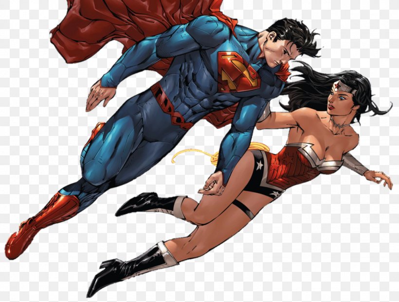Wonder woman and superman