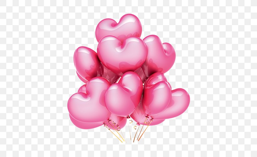 Balloon Birthday Heart Party Anniversary, PNG, 500x500px, Balloon, Anniversary, Birthday, Greeting Card, Happy Birthday To You Download Free