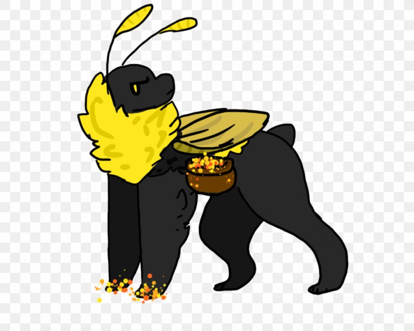 Cat Honey Bee Clip Art, PNG, 999x799px, Cat, Art, Bear, Bee, Canidae Download Free