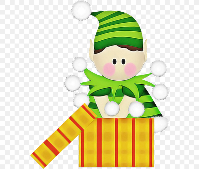 Christmas Elf, PNG, 572x699px, Green, Cartoon, Christmas, Christmas Elf Download Free