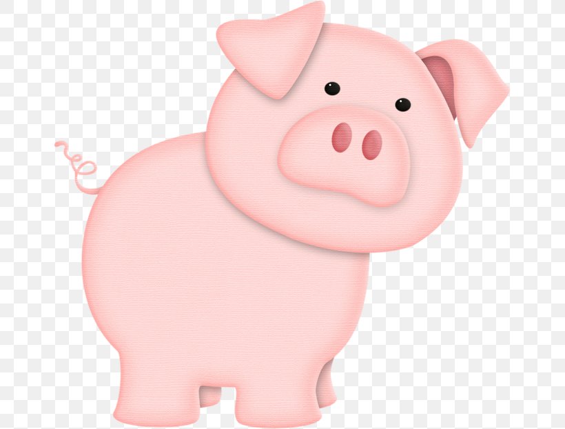 Domestic Pig Farm Horse Clip Art, PNG, 663x622px, Domestic Pig, Animal, Birthday, Cattle, Drawing Download Free