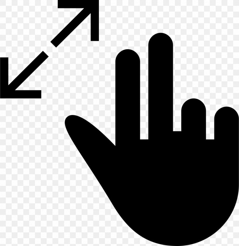 Finger Logo Gesture Symbol, PNG, 948x980px, Finger, Black And White, Brand, Gesture, Hand Download Free