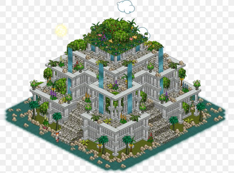 Habbo Hanging Gardens Of Babylon Sulake Dinh Thự Png 1200x887px