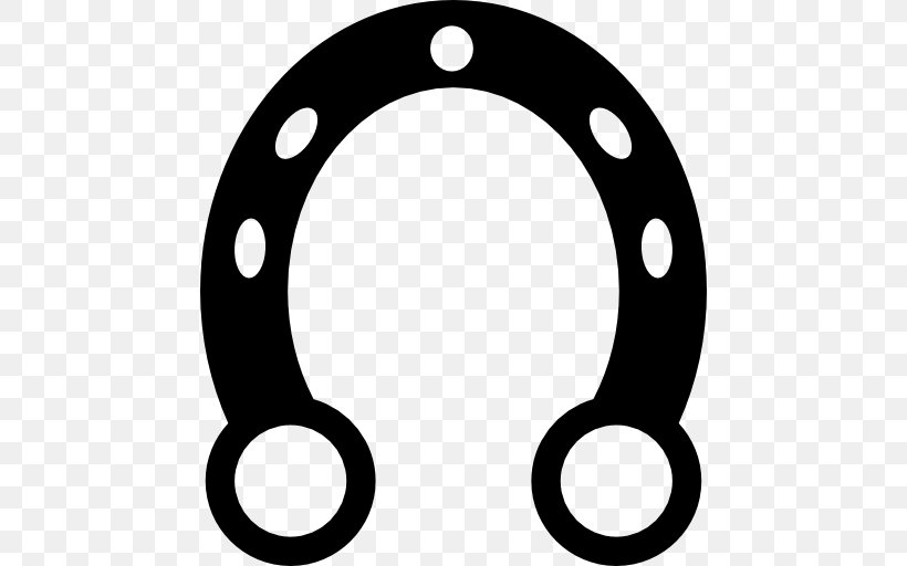 Horseshoe Clip Art, PNG, 512x512px, Horse, Auto Part, Black And White, Horseshoe, Logo Download Free