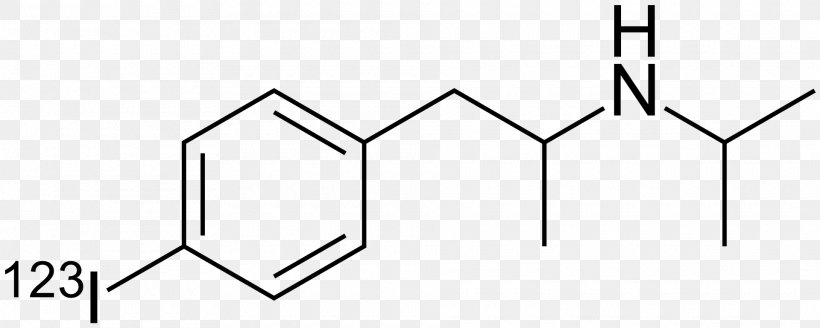 Iodine-123 Iofetamine Isotopes Of Iodine Radiopharmaceutical, PNG, 1920x770px, Isotopes Of Iodine, Amine, Area, Black, Black And White Download Free