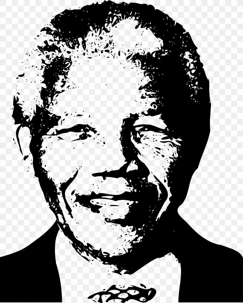 Nelson Mandela South Africa Clip Art, PNG, 1284x1600px, Nelson Mandela, Apartheid, Art, Black And White, Face Download Free
