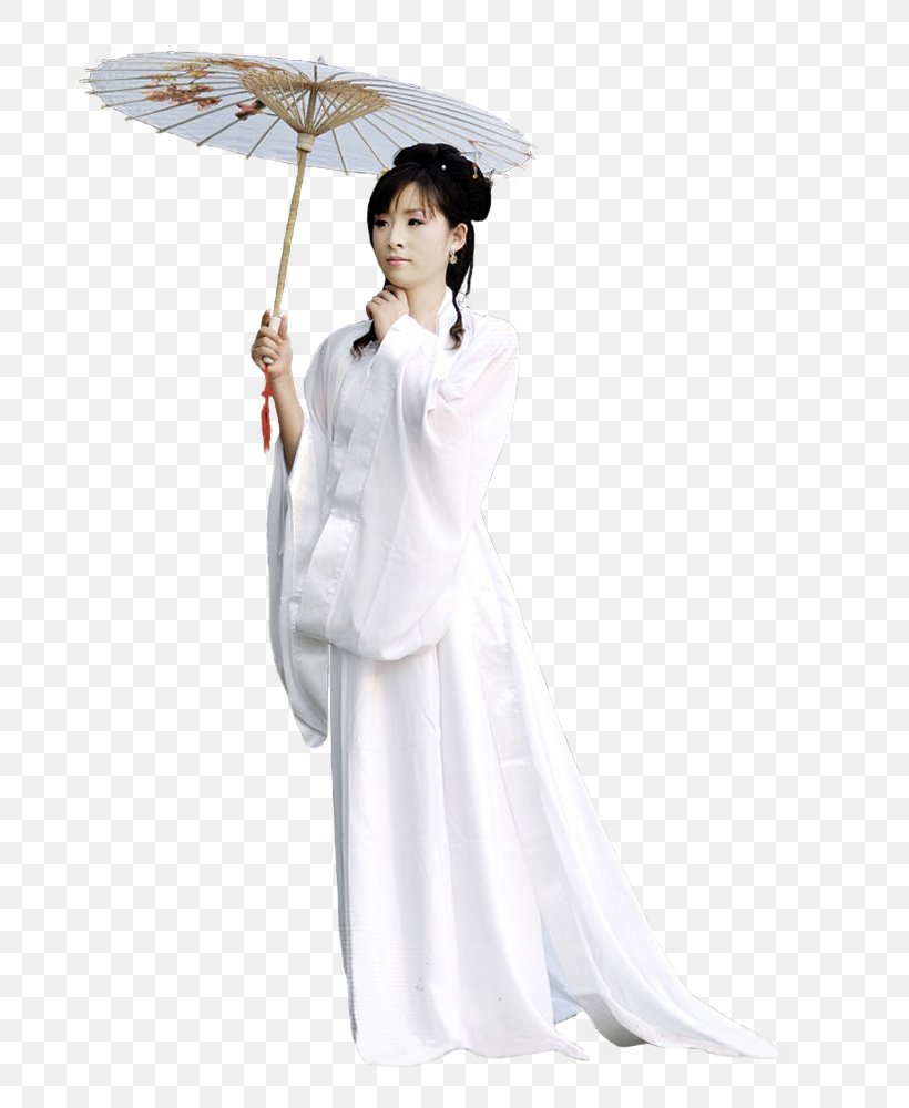 Robe Gown Sleeve Costume Umbrella, PNG, 750x1000px, Watercolor, Cartoon, Flower, Frame, Heart Download Free