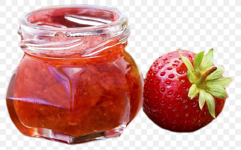 Strawberry Food Jar Jam, PNG, 790x512px, Strawberry, Berry, Bottle, Bowl, Bread Download Free