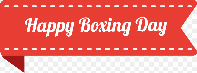 Happy Boxing Day Boxing Day, PNG, 4267x1599px, Happy Boxing Day, Banner, Boxing Day, Rectangle, Red Download Free
