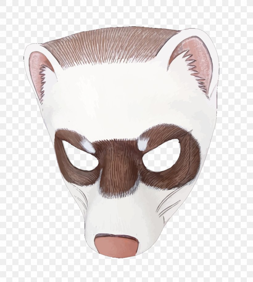 Vector Mask, PNG, 1343x1500px, Ferret, Animal, Ball, Cat, Costume Download Free