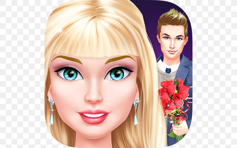 Glam Doll Salon: First Date! Android Fashion Doll, PNG, 512x512px, Watercolor, Cartoon, Flower, Frame, Heart Download Free