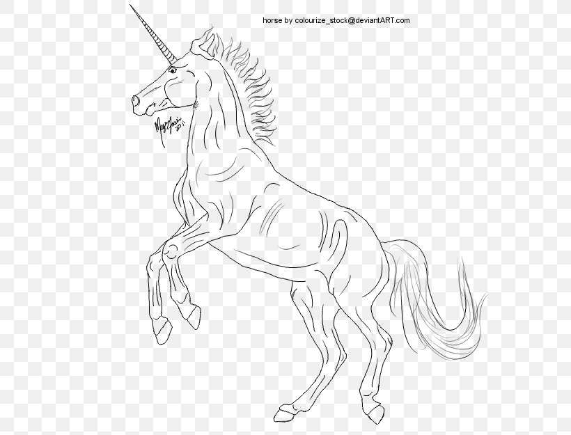 Mustang Unicorn Drawing /m/02csf Pack Animal, PNG, 721x625px, Mustang, Artwork, Black And White, Character, Drawing Download Free