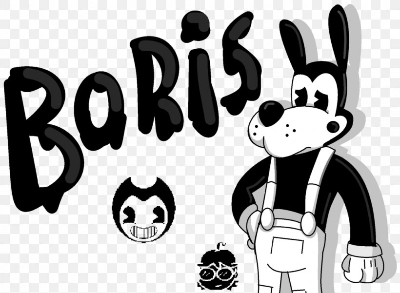Bendy And The Ink Machine Drawing Video Games Image, PNG, 1024x751px, Bendy And The Ink Machine, Black And White, Cartoon, Deviantart, Drawing Download Free